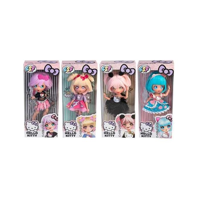 Muñeca hello kitty con15 puntos de articulacion y accesorios 19.5 cm. - modelos surtidos 6 Muñeca hello kitty con15 puntos de articulacion y accesorios 19.5 cm. - modelos surtidos 6