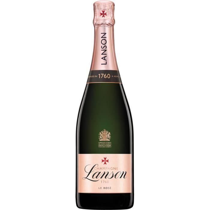 CHAMPAGNE Lanson Rosé Label brut champagne - Rosado - 75cl