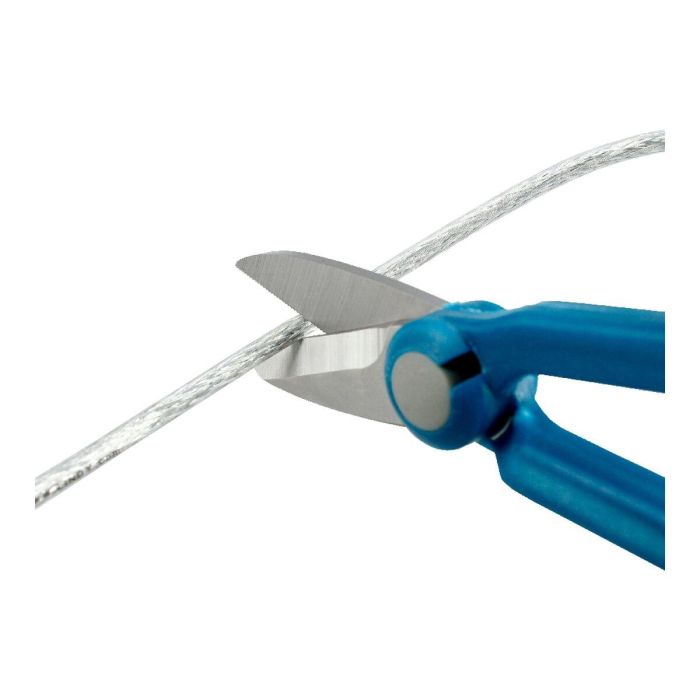 Tijeras de Electricista Ferrestock Azul Acero Inoxidable Suave 138 mm 2 Tijeras de Electricista Ferrestock Azul Acero Inoxidable Suave 138 mm 2