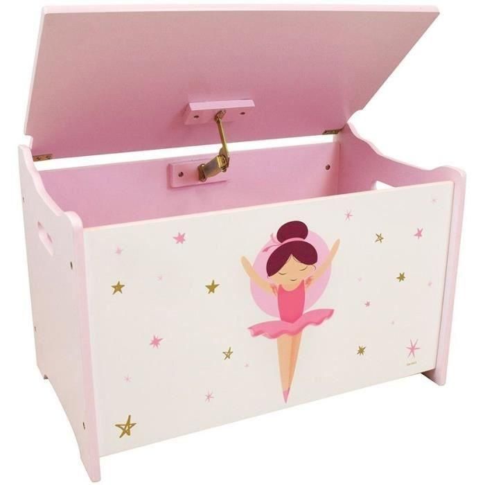 Box de madera - bailarina bailarina - Fun House - H.40 x L.58 x D.36 cm 1 Box de madera - bailarina bailarina - Fun House - H.40 x L.58 x D.36 cm 1