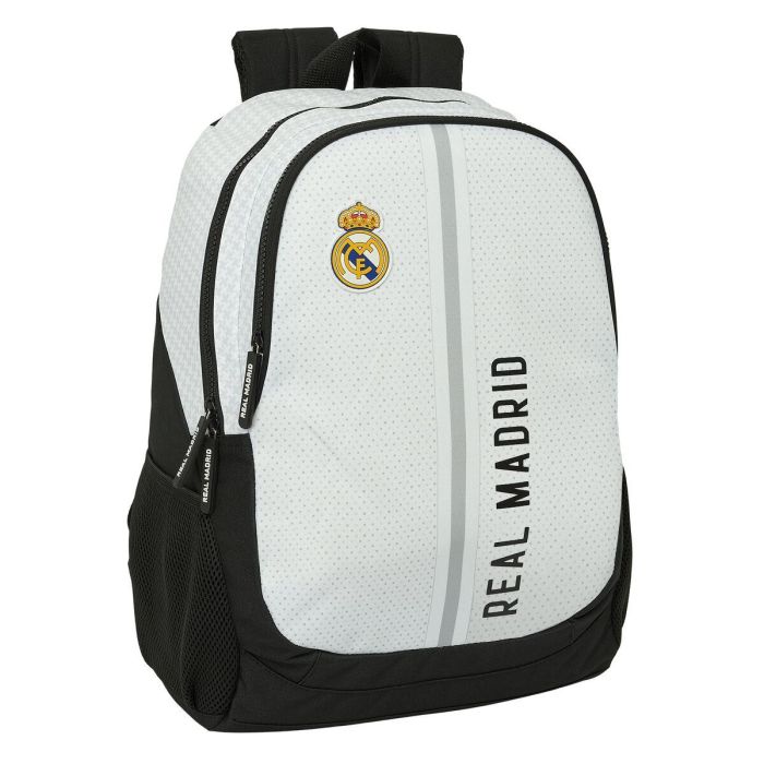 Mochila Escolar Real Madrid C.F. 24/25 Blanco Gris 32 x 44 x 16 cm 0 Mochila Escolar Real Madrid C.F. 24/25 Blanco Gris 32 x 44 x 16 cm 0