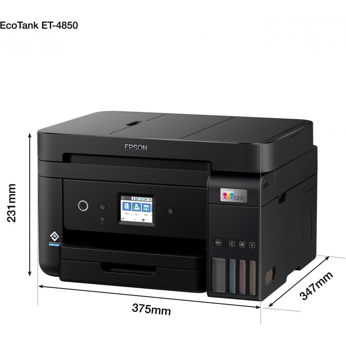 Epson EcoTank ET-4850 C11CJ60402 - Impresora Multifunción Inyección de Tinta Color, Wi-Fi, Doble Cara Automático, Escáner Plano, Fax 6