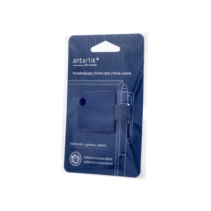 Antartik Portabolígrafo Autoadhesivo para Cuaderno, Elástico Ajustable hasta 15mm, Color Azul Marino, 40x40 mm 1 Antartik Portabolígrafo Autoadhesivo para Cuaderno, Elástico Ajustable hasta 15mm, Color Azul Marino, 40x40 mm 1