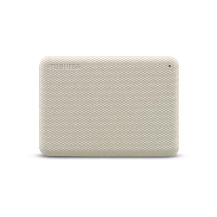 Toshiba Disco Duro Externo Canvio Advance 4 TB, USB 3.2 Gen 1 (5 Gbit/s), Beige