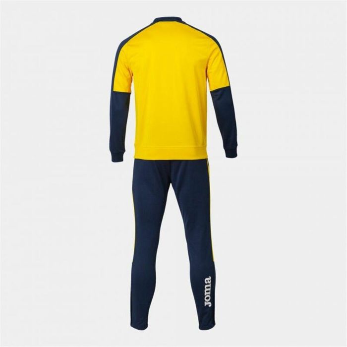 Chándal para Adultos Joma Sport Eco Championship Amarillo Azul marino Infantil Hombre 2 Piezas 1