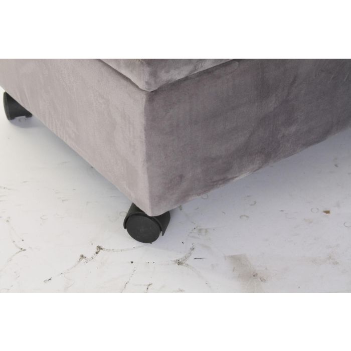 DKD Home Decor Descalzadora Baúl Glam Viridian Verde Azulado Gris Poliéster Álamo 39.5x70x24.5 cm Altura Asiento 24.5 cm Soporta 140 kg (2 Unidades) 2 DKD Home Decor Descalzadora Baúl Glam Viridian Verde Azulado Gris Poliéster Álamo 39.5x70x24.5 cm Altura Asiento 24.5 cm Soporta 140 kg (2 Unidades) 2