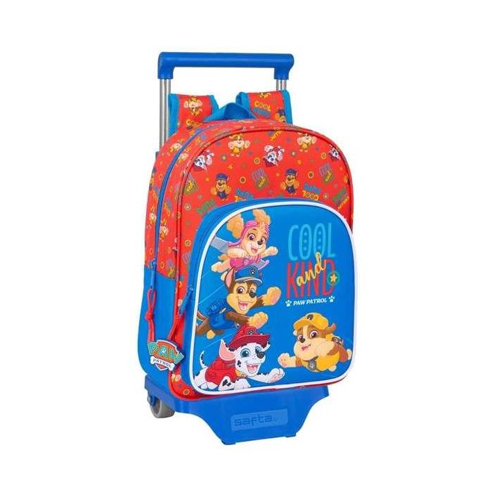Safta Mochila 185+carro 705 Paw Patrol "Cool" con Carro 26x34x11 cm