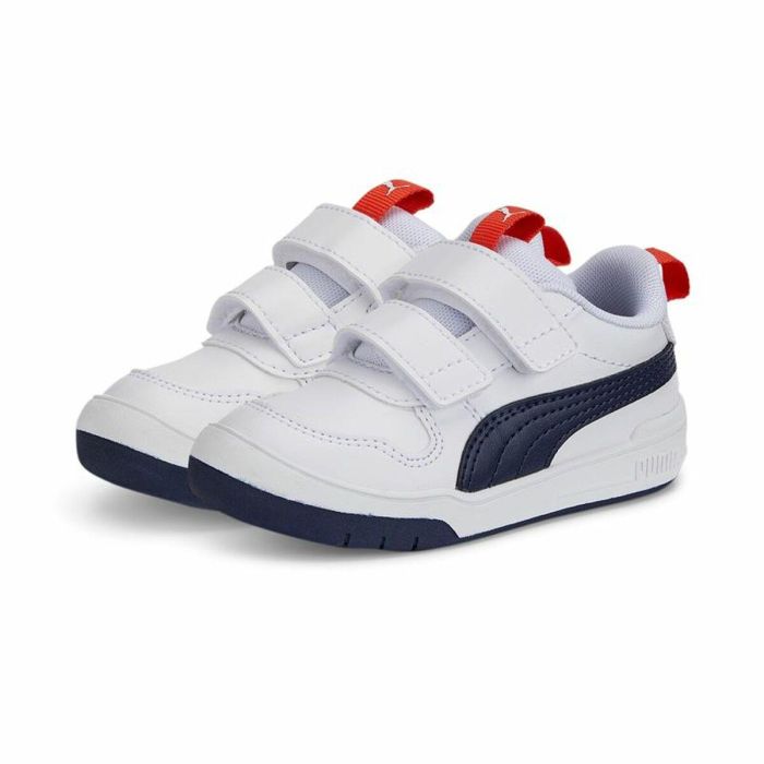 Zapatillas Casual Niño Puma Multiflex SL V Azul Blanco 1 Zapatillas Casual Niño Puma Multiflex SL V Azul Blanco 1