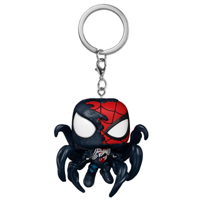 FUNKO Llavero Pocket POP Marvel Spider-Man 2 Advanced Suit 2.0 Symbiote Takeover