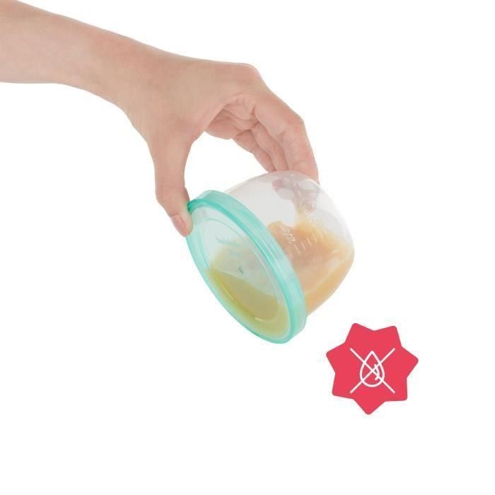 Badabulle Set de 12 tarros de almacenamiento para bebés, 250ml 3 Badabulle Set de 12 tarros de almacenamiento para bebés, 250ml 3