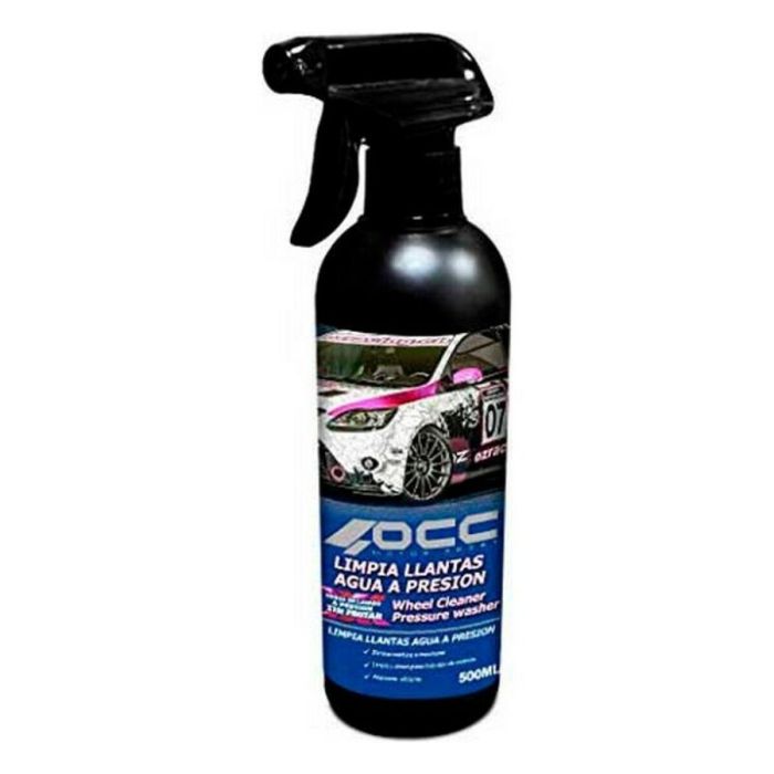 Occ Motorsport OCC47084 Limpia Llantas Sin Frotar 500 mL | Potente Desengrasante para Grasa y Ferodo, Acabado Brillante