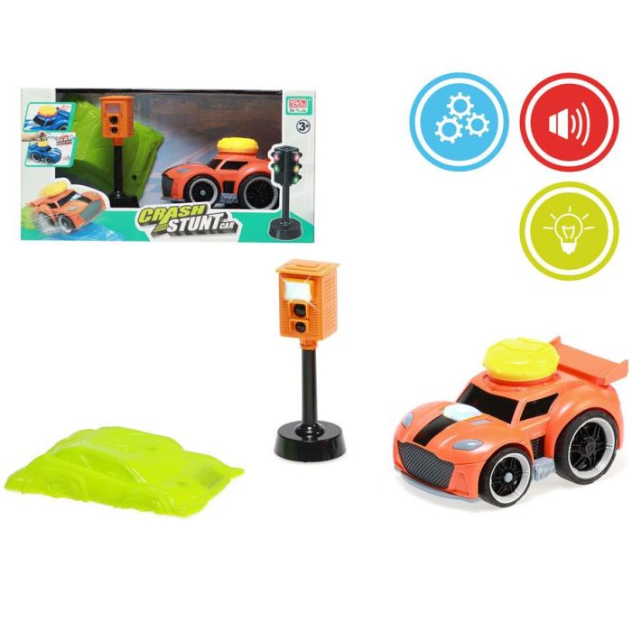 Coches con luz y sonido 30x16 cm - 1 unidad surtida