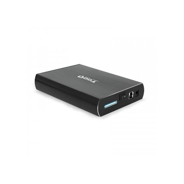 TooQ TQE-3531B Caja Externa para Disco Duro 3.5", USB 3.1 Gen 1 (5 Gbps), hasta 8 TB, SATA I/II/III, UASP, Aluminio Negro 3