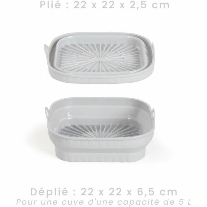 Livoo MEN428 - Set de 4 Accesorios para Freidora sin Aceite: Molde Plegable 2 en 1, 12 Moldes, Cepillo y Pinza 5