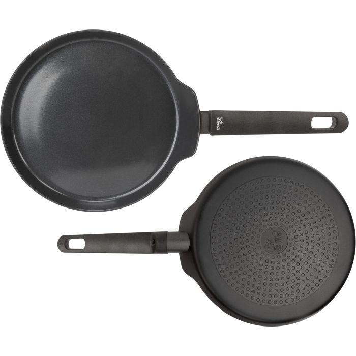 Cosy & Trendy Sartén para Crepes - Totalmente Negra - Aluminio Ø24 cm - Apta para todo tipo de cocinas, incluida Inducción 1