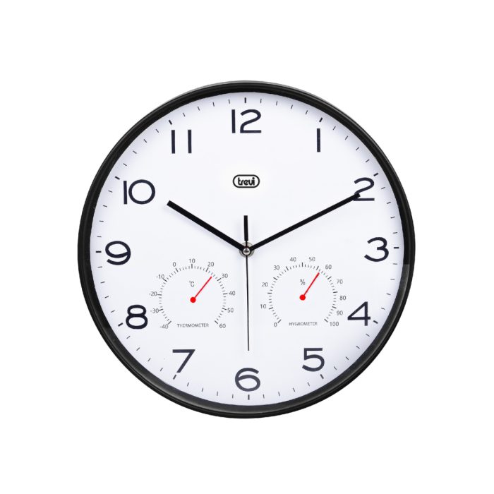 Trevi OM 3510 T Reloj Despertador Analógico Redondo Negro Alimentado por Batería AA Trevi OM 3510 T Reloj Despertador Analógico Redondo Negro Alimentado por Batería AA