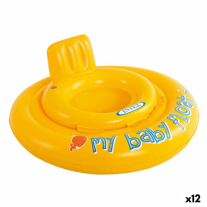 Flotador de bebé Intex Amarillo 70 x 25 x 70 cm (12 Unidades) 0 Flotador de bebé Intex Amarillo 70 x 25 x 70 cm (12 Unidades) 0