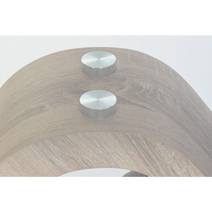 Mesa Centro Moderno DKD Home Decor Transparente Plateado 60 x 45 x 120 cm