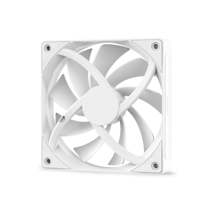 NZXT RF-Q12SF-W2 Ventilador para Ordenador de 12 cm, Rodamiento Dinámico Fluido, 1700 RPM, Blanco