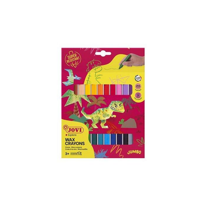 Jovi Ceras Jovicolor 75 mm Estuche 24 Ud Colores Surtidos