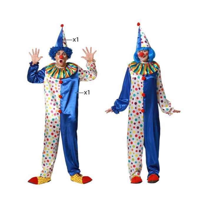 Disfraz Payaso Arlequín Adulto XL Disfraz Payaso Arlequín Adulto XL