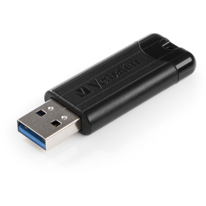 Verbatim Pendrive Pinstripe 16 GB USB 3.2 Retráctil Negro 2