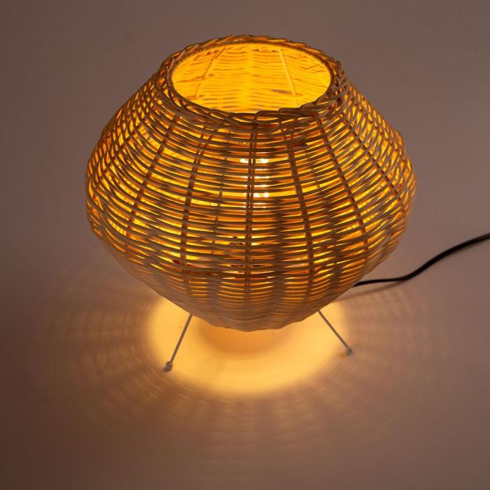 Lámpara de Mesa Alfred SKD-T-2018, Estilo Boho-Chic Mediterráneo, Acabados Calidad, Bombilla E27 Compatible CCT/RGB 4 Lámpara de Mesa Alfred SKD-T-2018, Estilo Boho-Chic Mediterráneo, Acabados Calidad, Bombilla E27 Compatible CCT/RGB 4