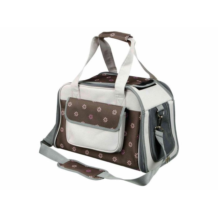 Bolso para Mascotas Trixie Libby Marrón Gris 25 × 27 × 42 CM