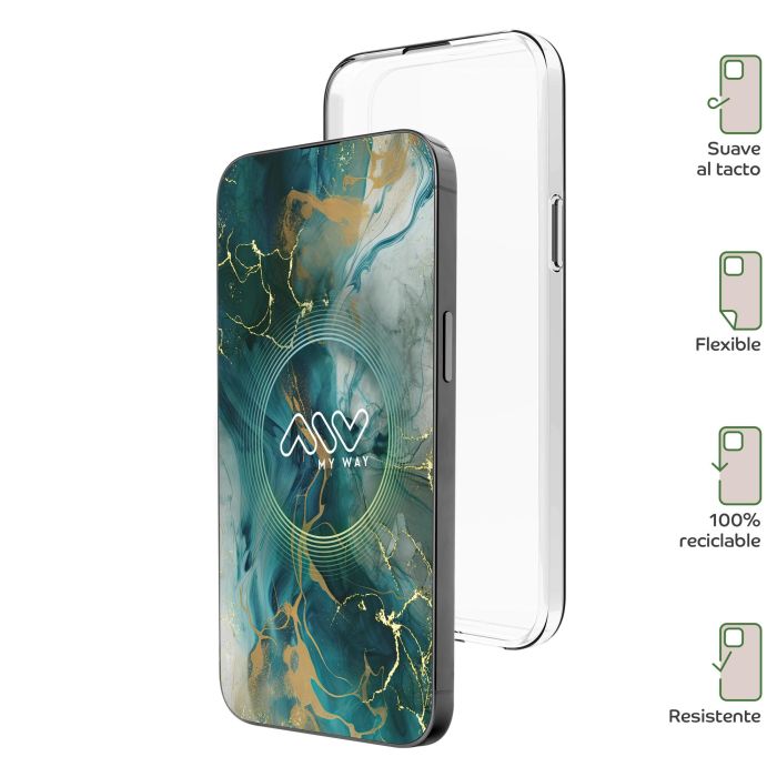 Carcasa Myway Apple Iphone 16E Transparente 1 Carcasa Myway Apple Iphone 16E Transparente 1