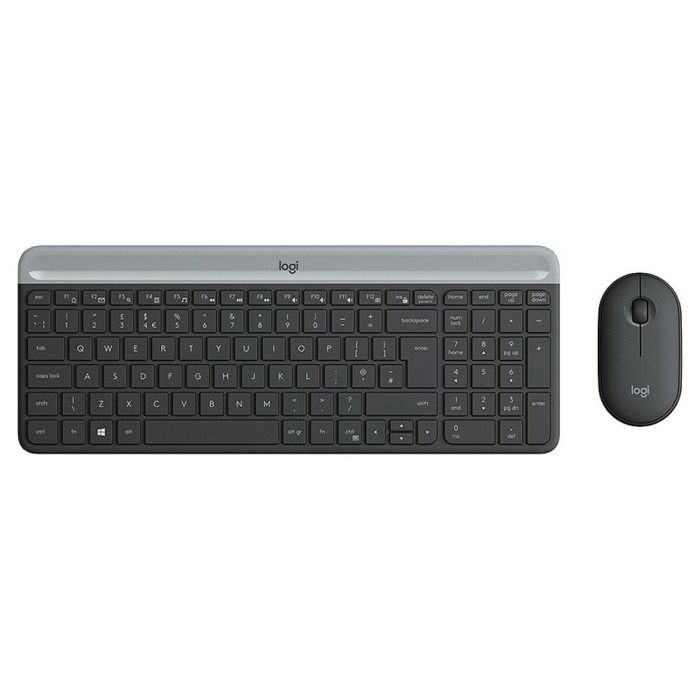 Logitech MK470 Combo Teclado y Ratón Inalámbricos Ultra-Finos y Silenciosos para Trabajo Ultra-Silencioso con Receptor USB 2.4 GHz 0 Logitech MK470 Combo Teclado y Ratón Inalámbricos Ultra-Finos y Silenciosos para Trabajo Ultra-Silencioso con Receptor USB 2.4 GHz 0