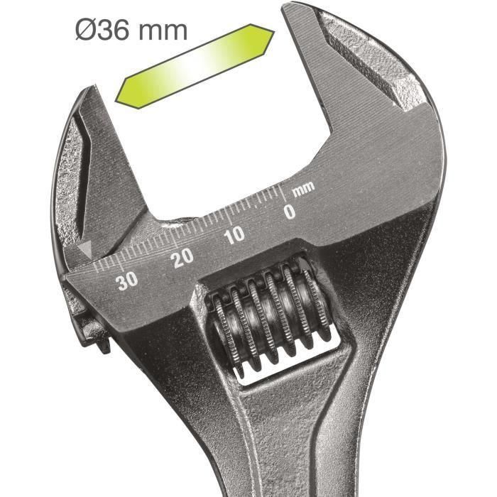 Llave ajustable ajustable RYOBI - apertura 250 mm - RHAW250 4 Llave ajustable ajustable RYOBI - apertura 250 mm - RHAW250 4