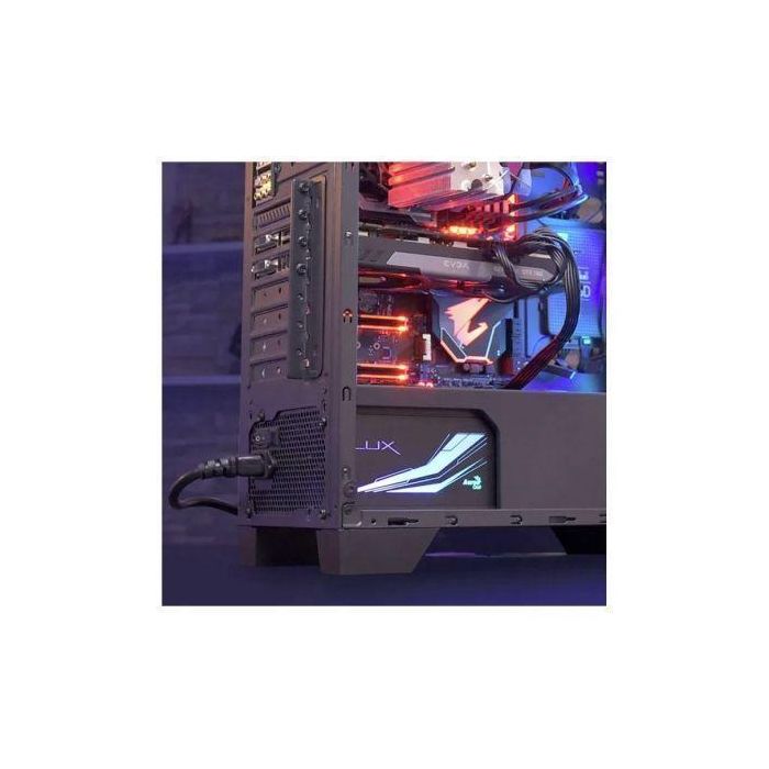 Fuente de Alimentación Aerocool LUX RGB 550M/ 550W/ Ventilador 12cm/ 80 Plus Bronze 3 Fuente de Alimentación Aerocool LUX RGB 550M/ 550W/ Ventilador 12cm/ 80 Plus Bronze 3
