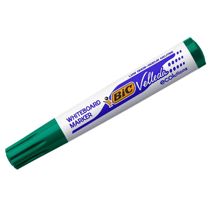 Bic Rotulador para Pizarra Velleda Verde Punta Redonda Trazo 1,4 mm 4
