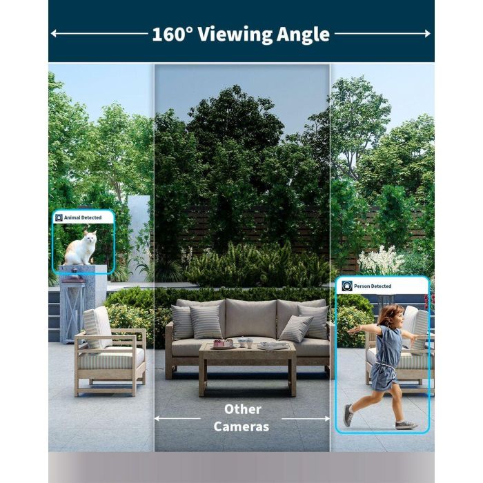 Arlo AAAOU33059 Pro 5 2K+ Cámara de Seguridad Conectada - 4 Cámaras - Visión Nocturna a Color - Wi-Fi Doble Banda 8 Arlo AAAOU33059 Pro 5 2K+ Cámara de Seguridad Conectada - 4 Cámaras - Visión Nocturna a Color - Wi-Fi Doble Banda 8