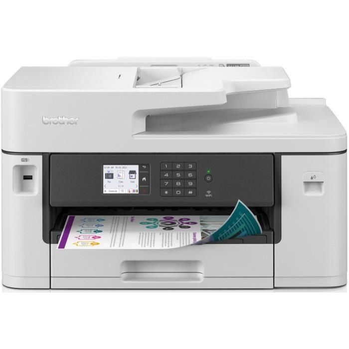 Brother MFCJ5345DWRE1 Impresora Multifunción Profesional 4 en 1 Inyección Tinta Color A3, Wi-Fi, Ethernet, Dúplex A4, ADF 50h, 28 ppm ISO 1 Brother MFCJ5345DWRE1 Impresora Multifunción Profesional 4 en 1 Inyección Tinta Color A3, Wi-Fi, Ethernet, Dúplex A4, ADF 50h, 28 ppm ISO 1