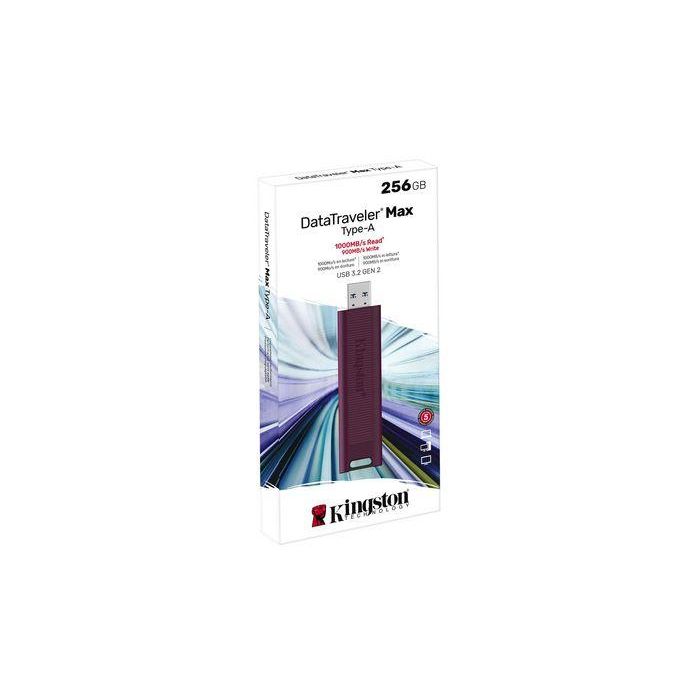Kingston Technology DataTraveler Max unidad flash USB 256 GB USB tipo A 3.2 Gen 2 (3.1 Gen 2) Rojo 6 Kingston Technology DataTraveler Max unidad flash USB 256 GB USB tipo A 3.2 Gen 2 (3.1 Gen 2) Rojo 6