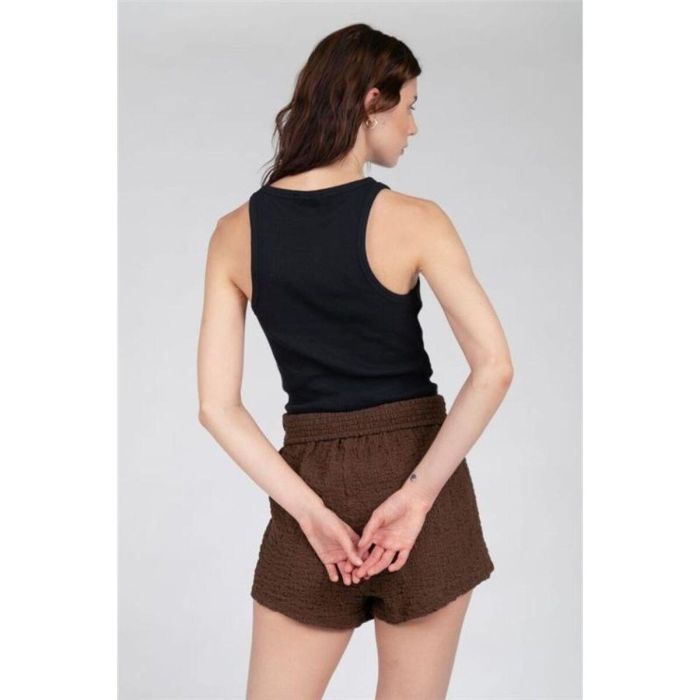 Camiseta de Manga Corta Mujer 24COLOURS Negro 1