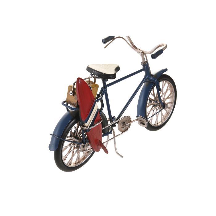 DKD Home Decor Vehículo Decoración Vintage Rojo Azul Metal 7.5 x 13 x 23 cm 2