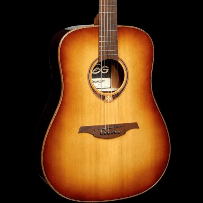 LAG Guitarra Acústica Dreadnought Tramontane 118 - Brown Shadow Lag Acabado Brillante