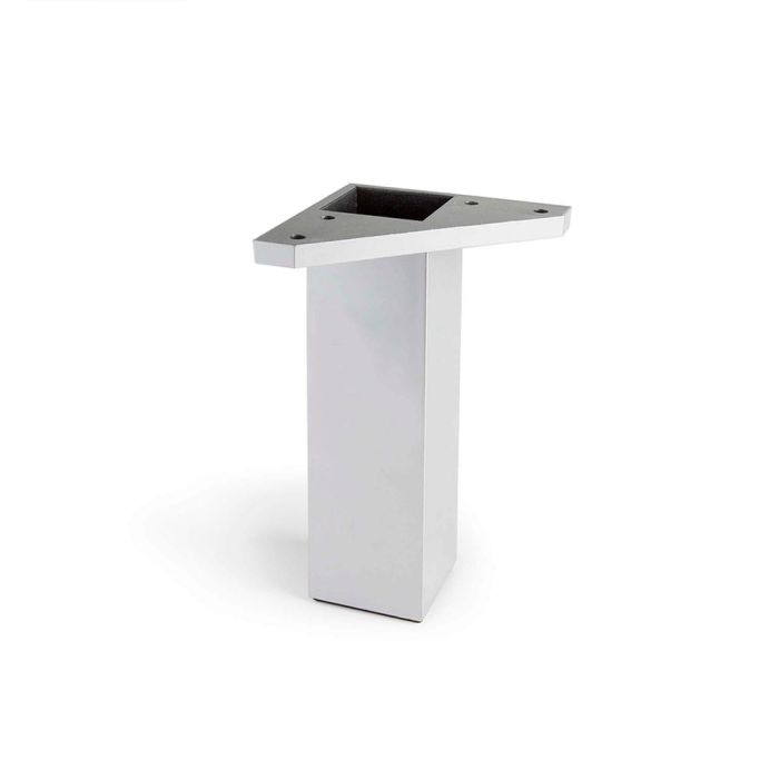 Rei Pata esquinera cuadrada de ABS en color aluminio mod.972 para muebles bajos 4,2x4,2x15cm 0 Rei Pata esquinera cuadrada de ABS en color aluminio mod.972 para muebles bajos 4,2x4,2x15cm 0