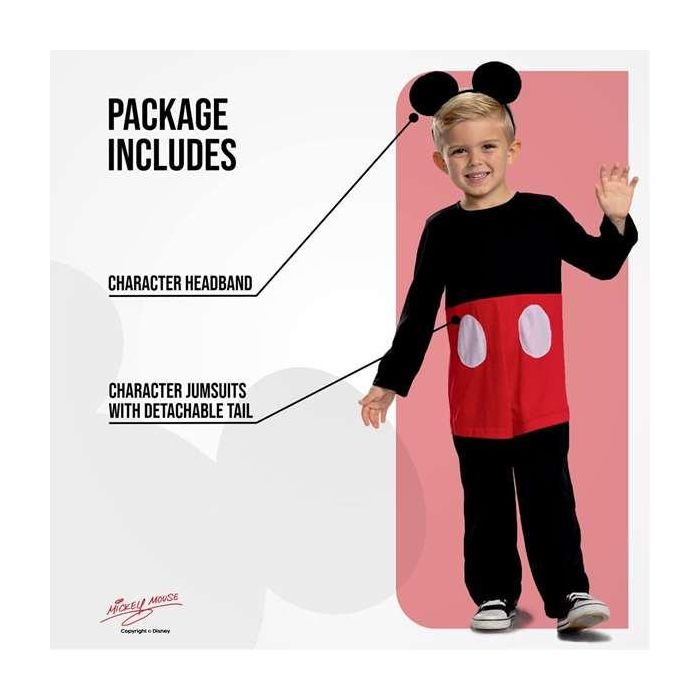 Disfraz infantil disney mickey classic talla. 3-4 años 3 Disfraz infantil disney mickey classic talla. 3-4 años 3