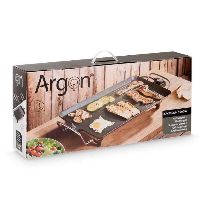 Plancha Electrica 47X26Cm 1500W Argon (4 Unidades) 1 Plancha Electrica 47X26Cm 1500W Argon (4 Unidades) 1