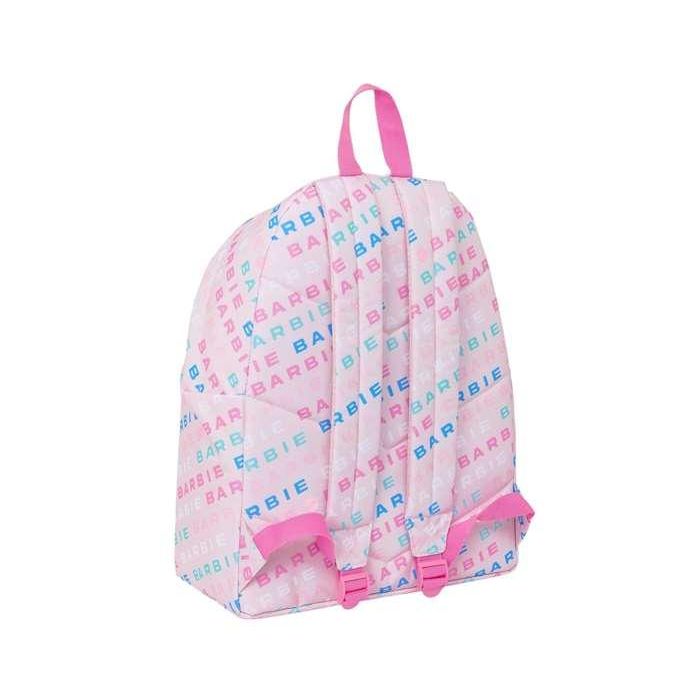Mochila Escolar Barbie Logomania Rosa claro 33 x 42 x 15 cm 1 Mochila Escolar Barbie Logomania Rosa claro 33 x 42 x 15 cm 1