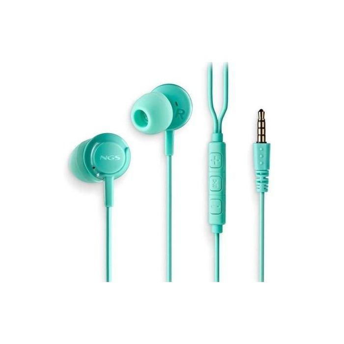 NGS Auriculares CROSS DRIFT con Micrófono Jack 3.5 mm Verdes CROSSDRIFTMINT 0 NGS Auriculares CROSS DRIFT con Micrófono Jack 3.5 mm Verdes CROSSDRIFTMINT 0