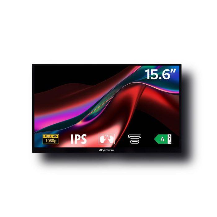 Monitor Portátil Táctil Verbatim PMT-15 15.6"/ Full HD/ Multimedia/ Negro 1 Monitor Portátil Táctil Verbatim PMT-15 15.6"/ Full HD/ Multimedia/ Negro 1