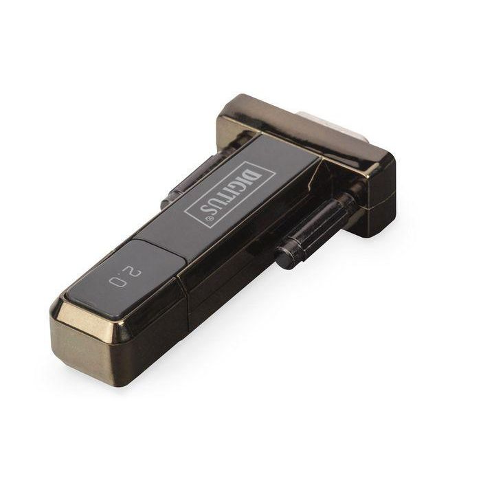 Digitus USB 2.0 to serial Converter, DSUB 9M incl. USB A Cable 80cm, FTDI chipset 1 Digitus USB 2.0 to serial Converter, DSUB 9M incl. USB A Cable 80cm, FTDI chipset 1