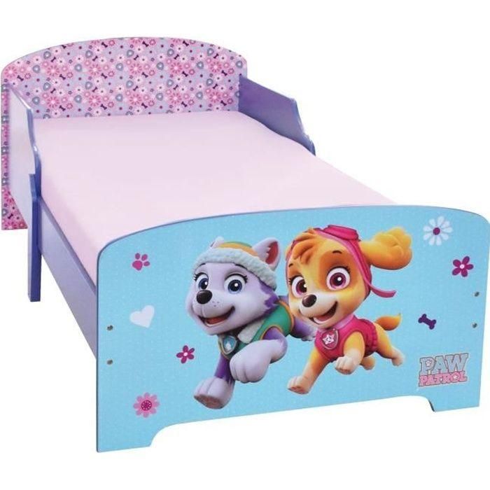 PAT PATROUILLE cama niña 140x70 cm con lamas para niño PAT PATROUILLE cama niña 140x70 cm con lamas para niño