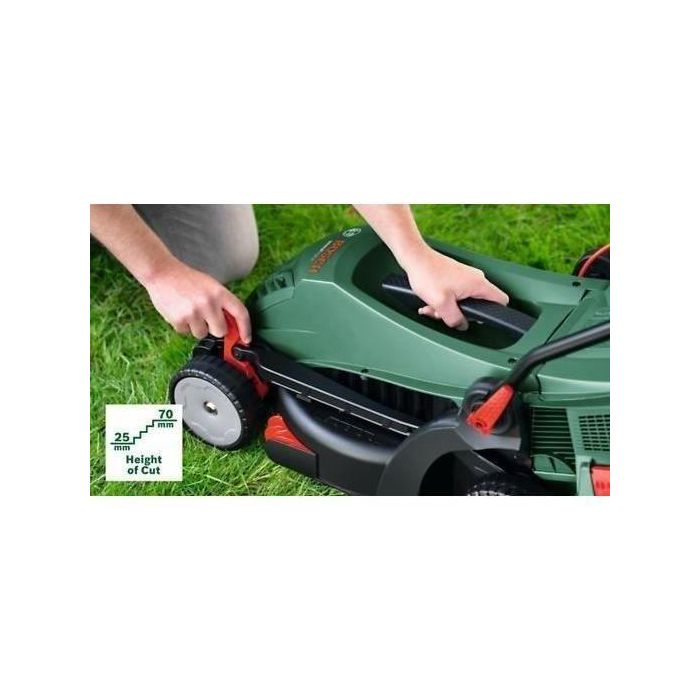Cortacésped Bosch UniversalRotak 34V-26 (1300 W, ancho de corte: 34 cm, recolector de césped de 40 litros) 2 Cortacésped Bosch UniversalRotak 34V-26 (1300 W, ancho de corte: 34 cm, recolector de césped de 40 litros) 2