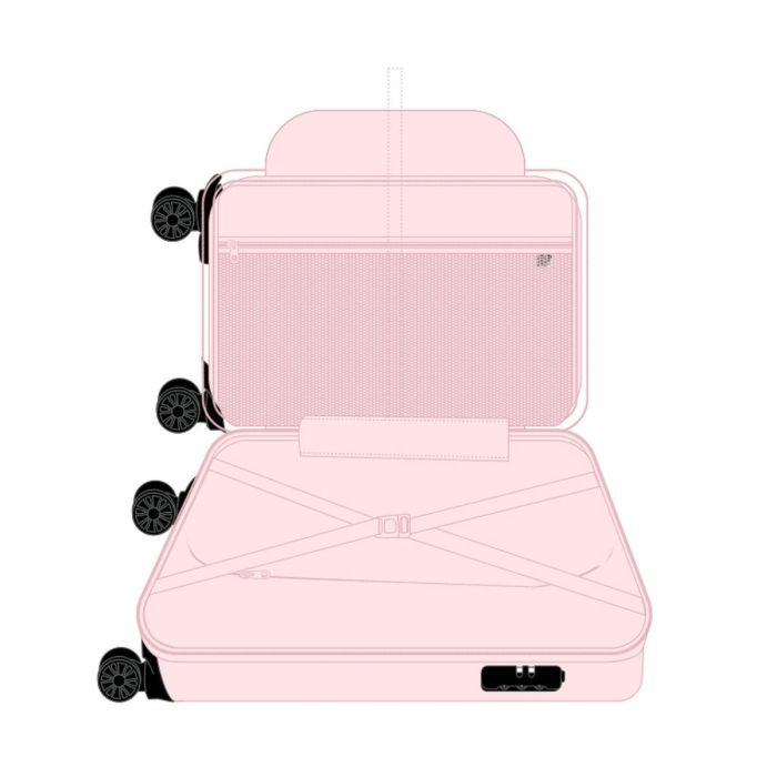 Safta Miffy Flores - Trolley de Cabina Rígida 20" - Maleta de Viaje Infantil para Niños 34,5x55x20 cm 4