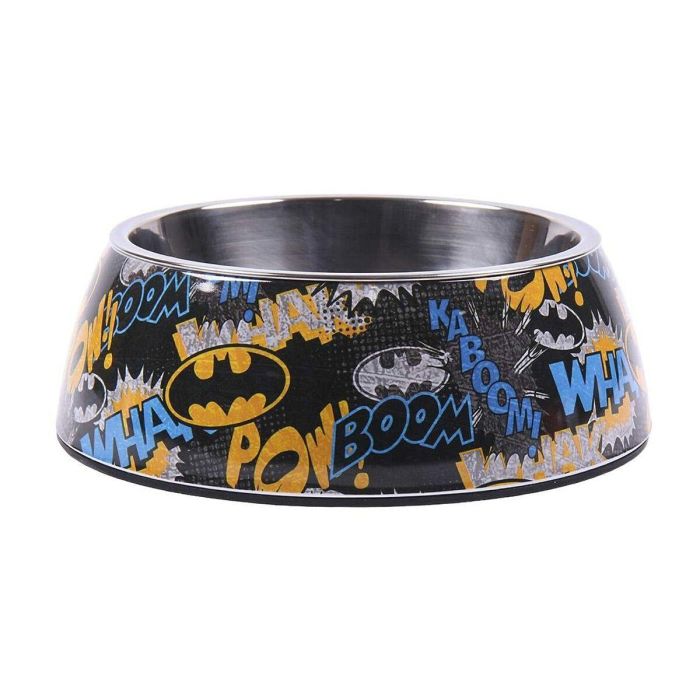 Comedero para Perro Batman 760 ml Melamina Metal Multicolor Comedero para Perro Batman 760 ml Melamina Metal Multicolor